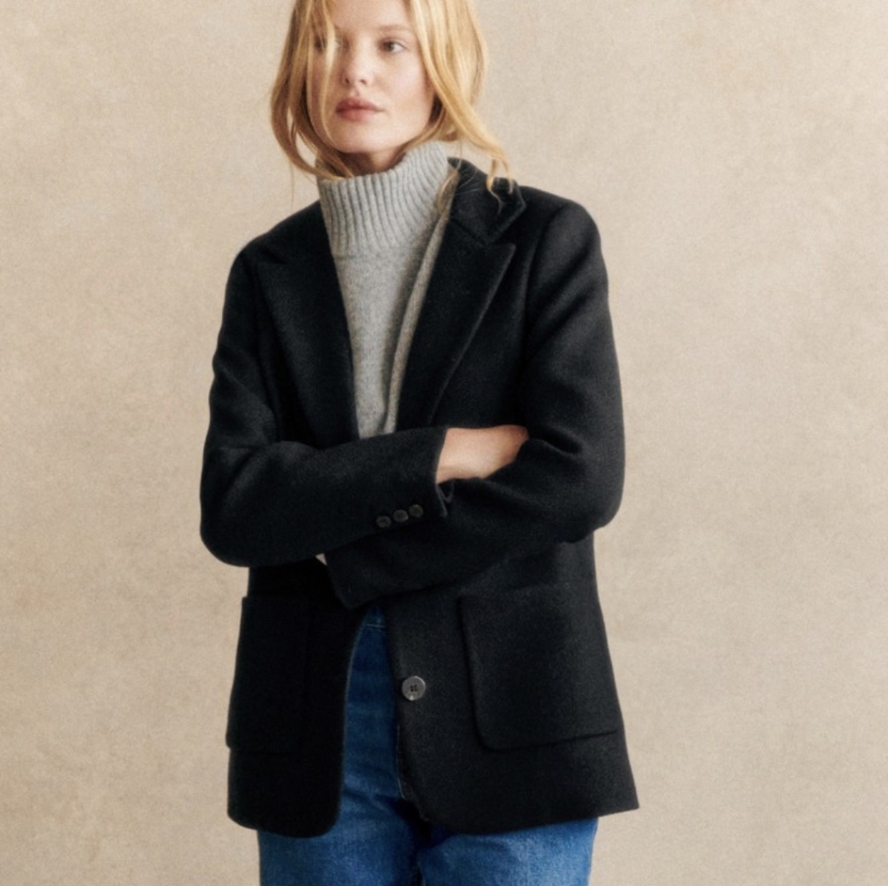 Sezane Wool Jack Jacket